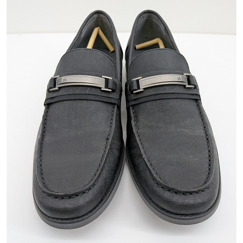 Calvin Klein Kyler Men's Black Loafers Slip On Casual Shoes US 10 EU 43
